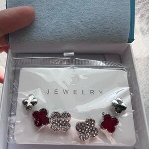 Brand New Clover Earrings Set (3 Pairs)